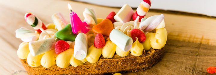 Feestelijke snoepjesslof