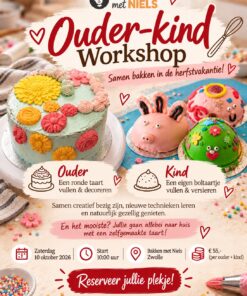 Ouder en kind Workshop - Samen bakken op 14 november om 10 uur (1 ouder en 2 kinderen)